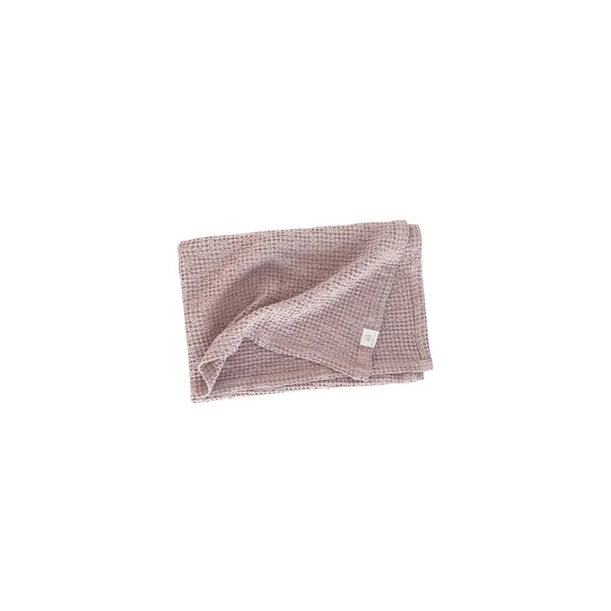WAFFLE LINEN BLANKET 110×110